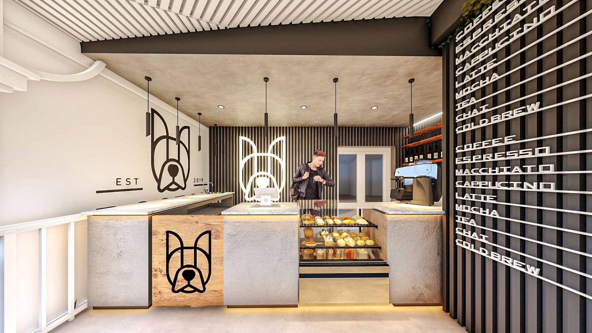 Boston Brew Cafe — Restaurant architecture by Studio3B — view 1