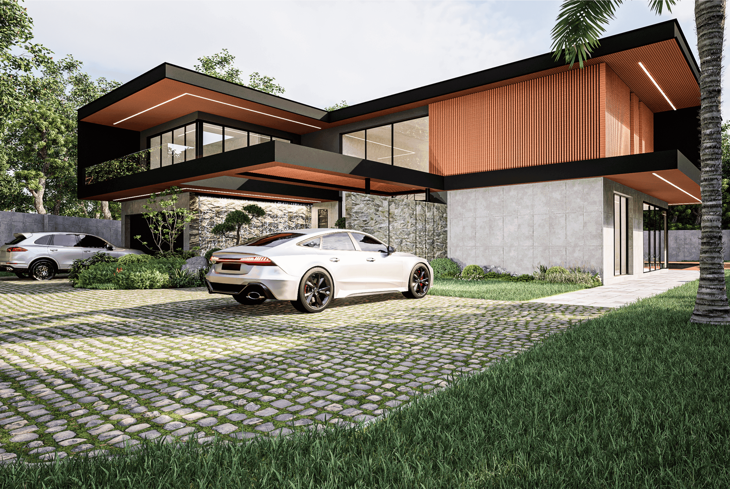 House Ijuba — Residential architecture by Studio3B — view 1